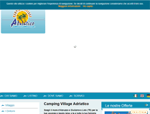 Tablet Screenshot of campingvillageadriatico.it